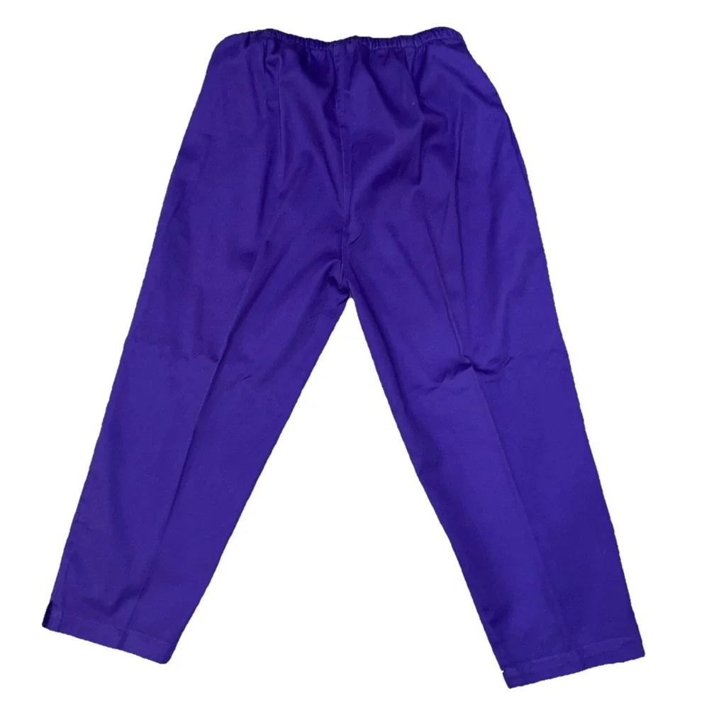 Women's Purple Two-Piece Pantsuit with Stud Accents